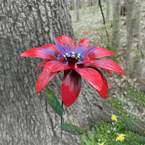 Last Day Promotion 70% OFFMetal Flowers Garden Stakes