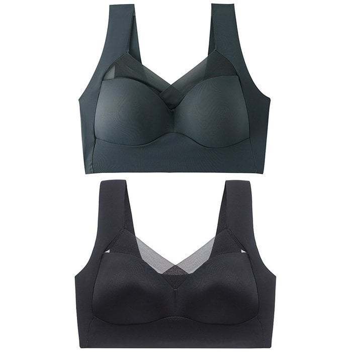 Fashion Deep Cup BraSummer sexy Push Up Wireless Bras (Size runs the same as regular bras)