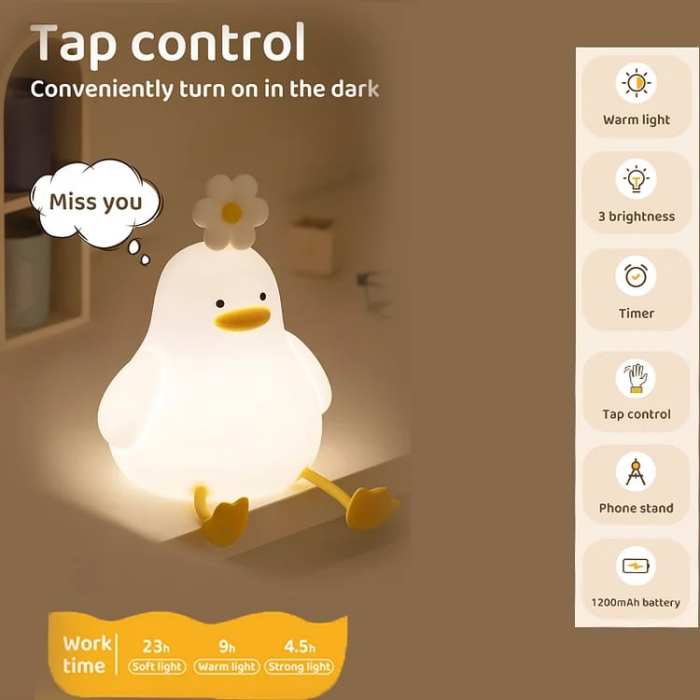 Last Day Promotion 49% OFFCute Duck Pat Light