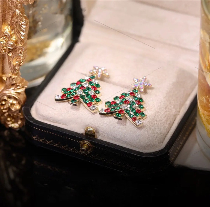 Christmas Pre-Sale 50% OFF--Christmas Tree Earrings