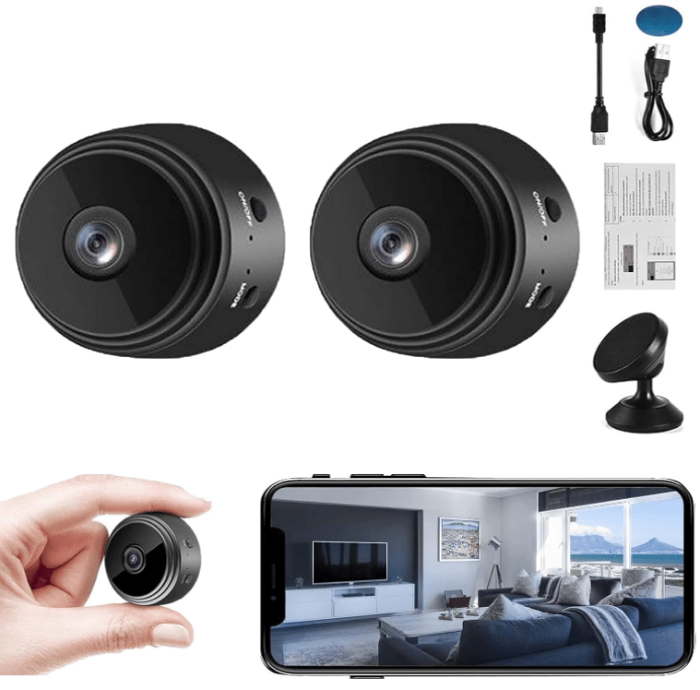 1080p Magnetic Upgrade Mini WIFI Camera Wide Angle