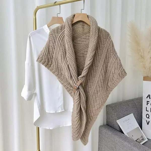 NEW YEAR HOT SALE 40% OFF-Multifunctional Triangle Shawl for Ladies-BUY 2 FREE SHIPPING