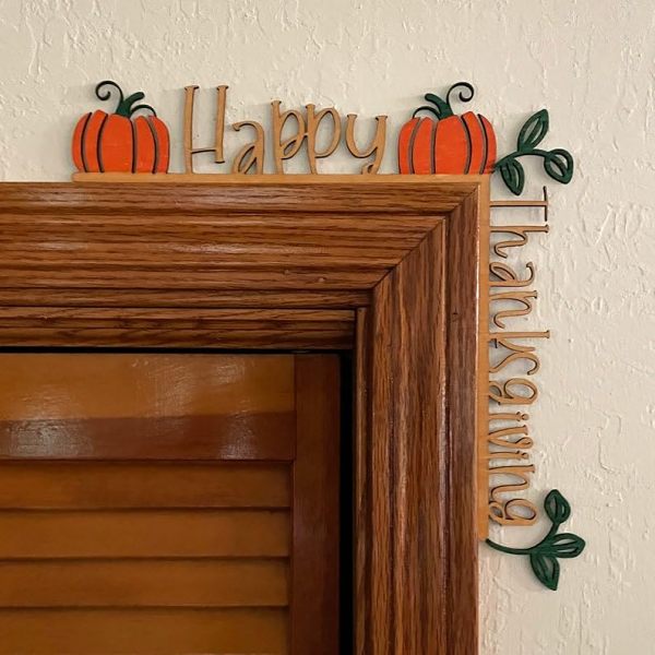 ON SALEHalloween Funny Corner Sign Top Door Frame Ornament