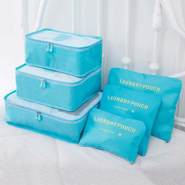 (Last Day Flash Sale-50% OFF) Luggage Packing Organizer Set of 6 pcs -