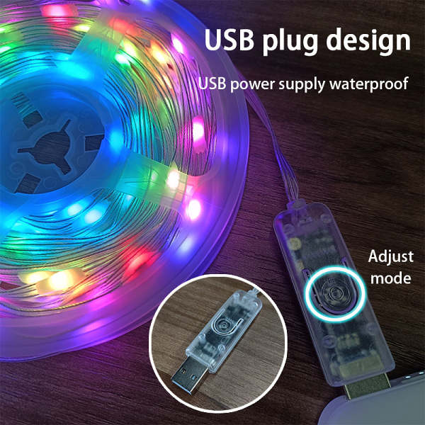 Hot Selling LED Decoration Festival Party With Multi Color And Multi Mode Colorful Light String