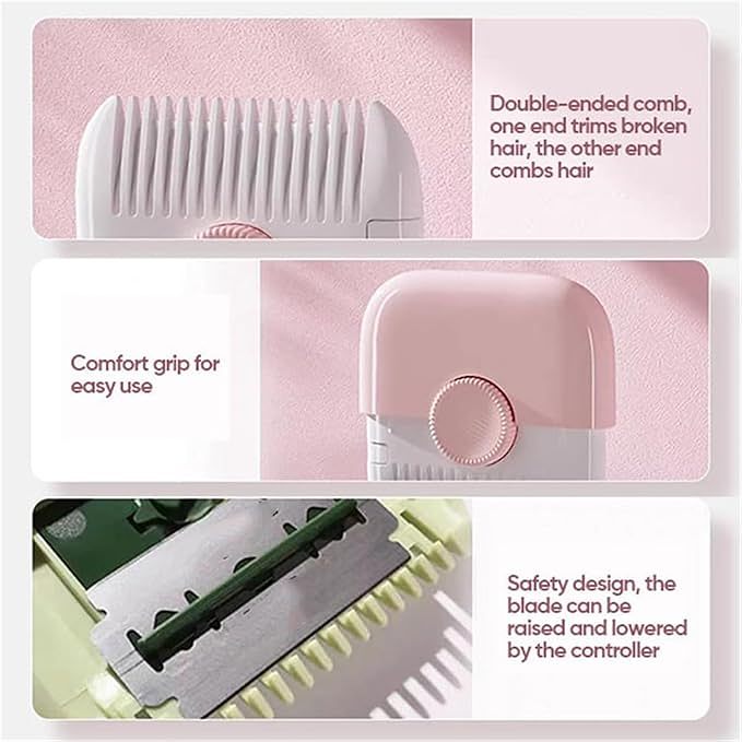 2 In 1 Portable Baby Hair Trimmer Comb