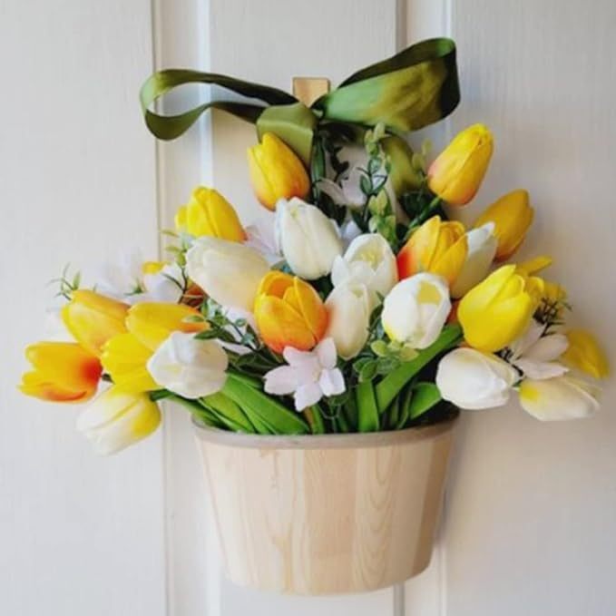 Artificial Tulips  2024 Spring Home Decor