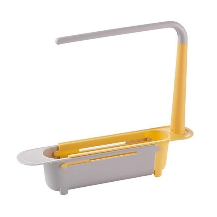 Telescopic 2-in-1 Sink Storage Rack Holder