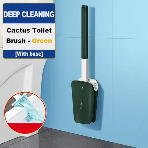 Hot Sale-No Dead Corner Cactus Toilet Brush