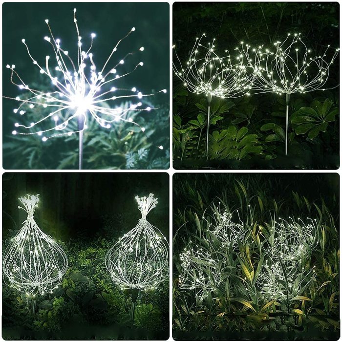 ( Last Day Promotions - 50% OFF)Waterproof  Solar Garden Fireworks