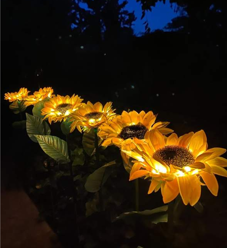 SUMMER HOT SALE 50% OFF-Artificial Sunflower Solar Garden Stake Lights