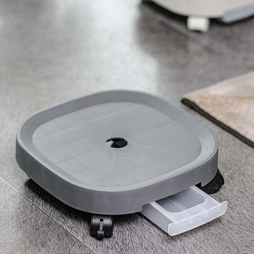 Mobile flower pot tray thickened resin universal wheel with water box