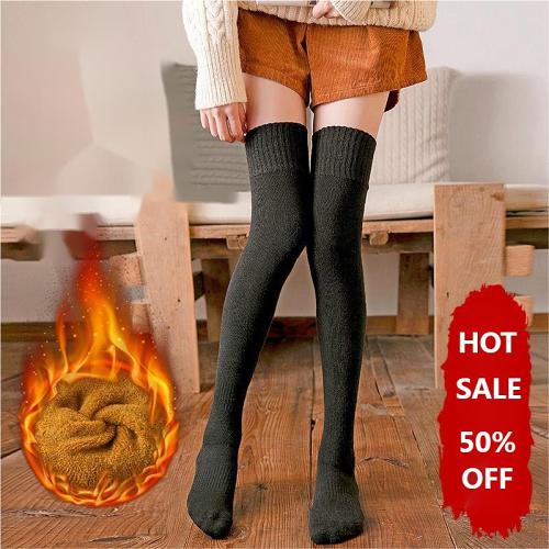 (Christmas Hot Sale-SAVE 50% OFF) Thickened Warm Fleece Knitted St