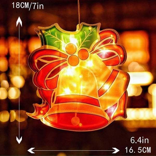 (EARLY CHRISTMAS SALE - 48% OFF) CHRISTMAS WINDOW HANGING LIGHTS - Buy 4 FREE SHIPPING NOW!