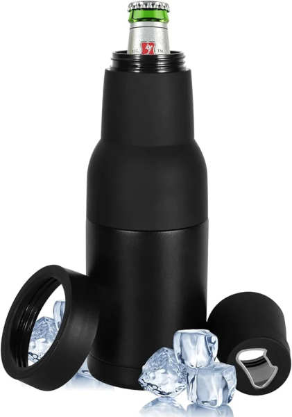 Beer Bottle And Can Cooler With Beer Opener