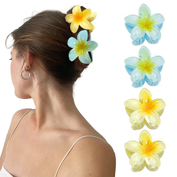 HOT SALE 2024 New Strong Hold Claw Flower Hair Clips 50% OFF Flash