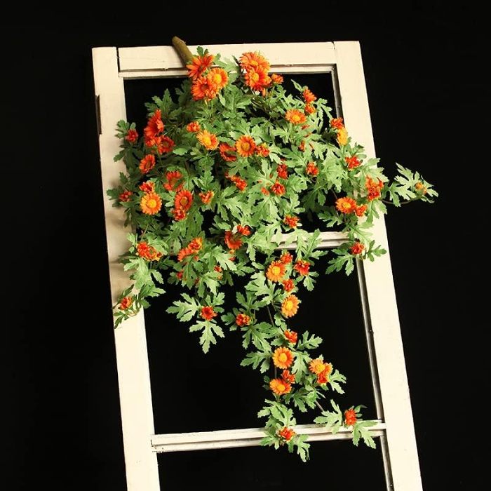 Artificial Daisy Wall Hanging