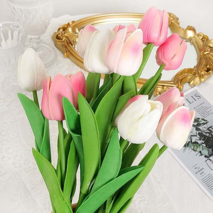 Spring Hot Sale-49%-Artificial Tulip Flowers-11 Colors Alternative