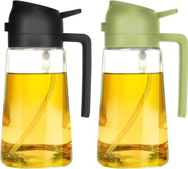 2 in 1 Olive Oil Dispenser and Oil Sprayer