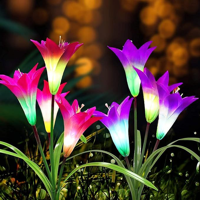 Solar Lily Garden Light
