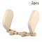 Beige Leather 2pcs