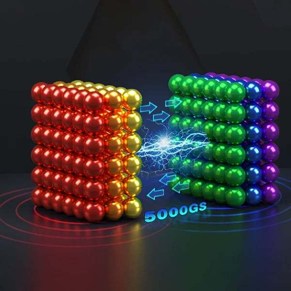 (Last Day Promotion - 49% OFF) Multi Colored DigitDots 216 Pcs Magnetic Balls