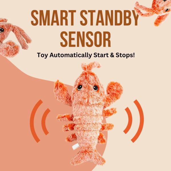 Lobster Interactive Dog Toy