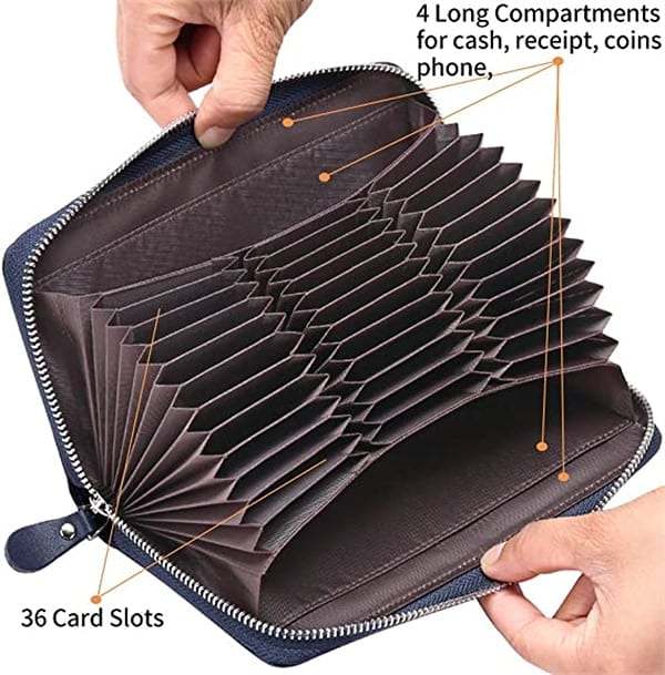 -2023 New Unisex Anti-Credit Card Fraud Multi-compartment Wallet