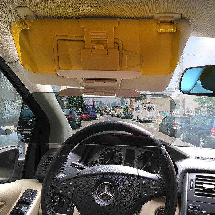 2 in 1 Car Sun Visor - Day and Night Anti-Glare & Anti UV HD Visor