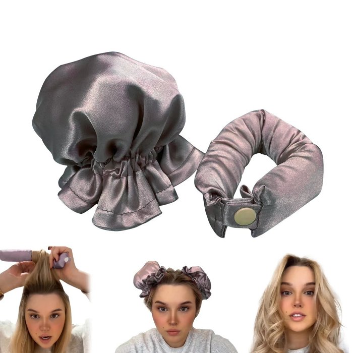 Satin Heatless Curling Set