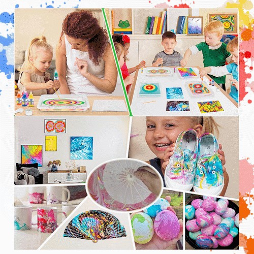 48% OFF - Water Marbling Paint Art Kit