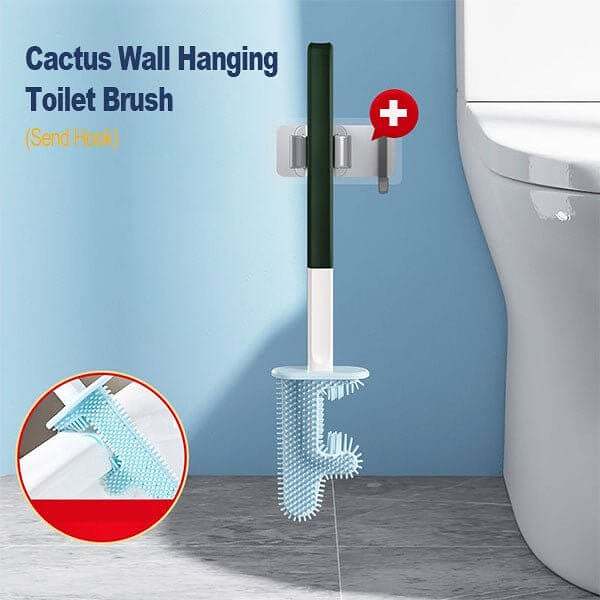 Hot Sale-No Dead Corner Cactus Toilet Brush