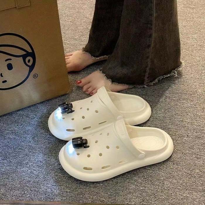 Women's Clogs With Flashlight