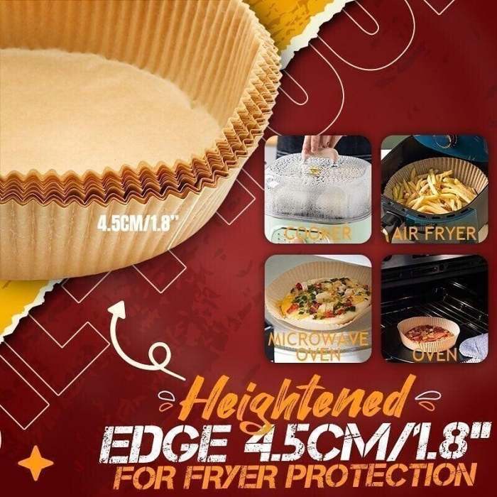 Air Fryer Disposable Paper LinerEnd-of-Year Sale 42% OFF