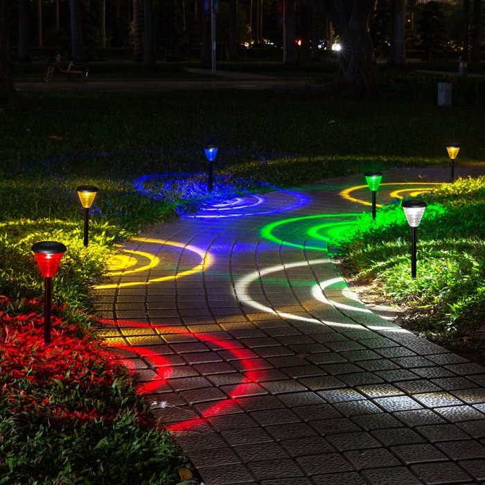 (49% OFF--Last Day Sale)--Solar Waterproof Induction Garden Landsc