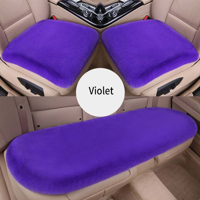 -Plush Car Seat Cushion