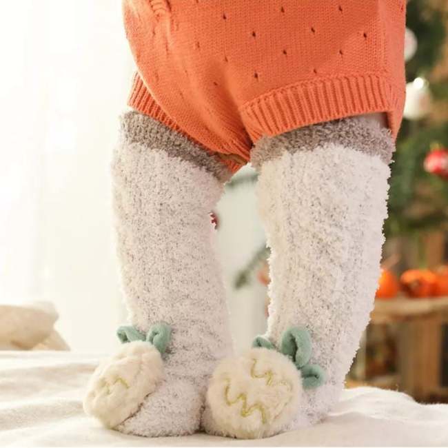 Christmas Sale-A Pair of Baby Cute Coral Fleece Socks（BUY 3 FREE SHIPPING）