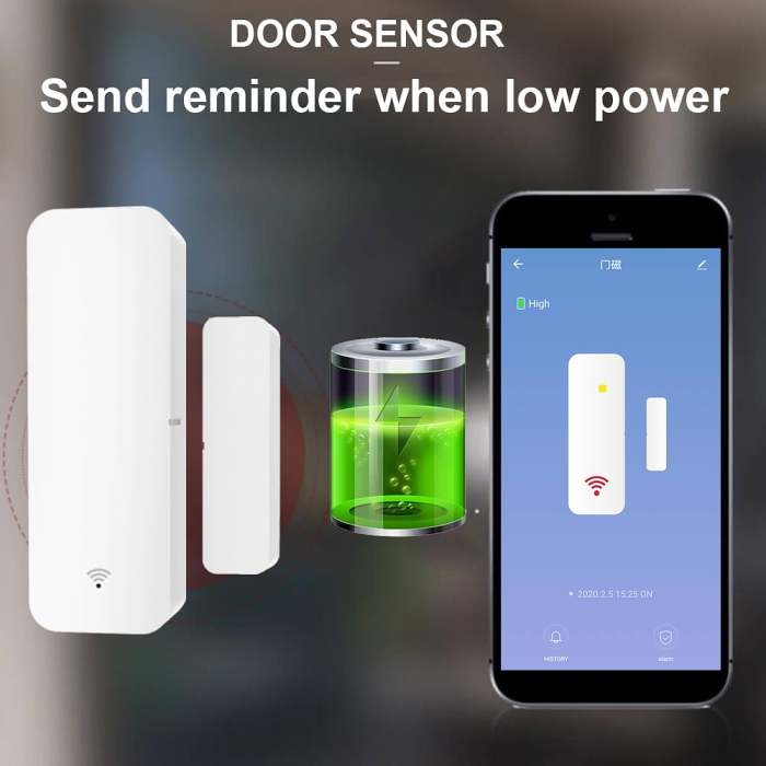 Hot Sale   Intelligent WIFI Door And Window Sensor