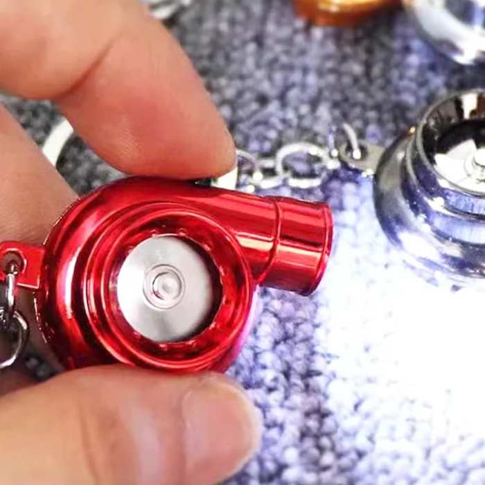 Creative Charming Polished Turbocharger Key Chain