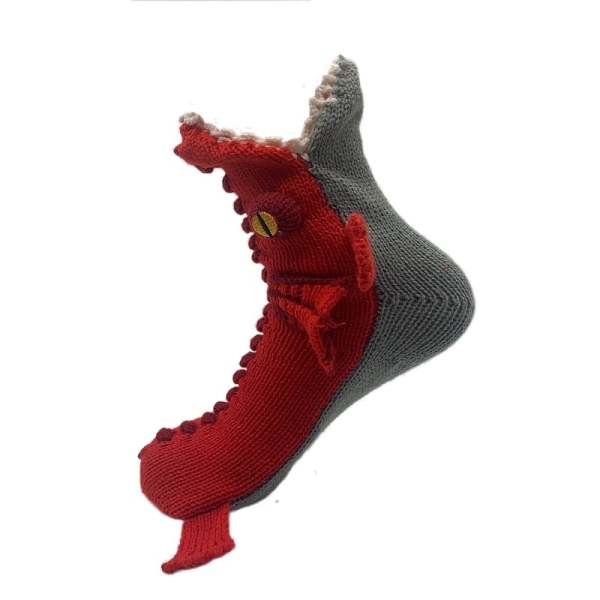Christmas Pre Sale- 3D Knit Crocodile Socks