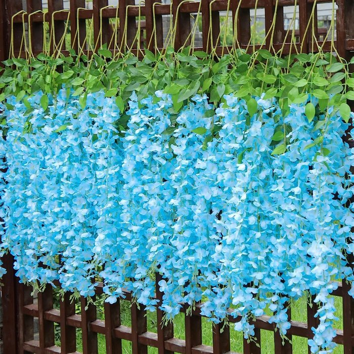 Hot SaleUV Resistant Lifelike Artificial Wisteria Flower - No Maintenance, Pruning or Watering!