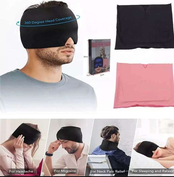 Hot & Cold Therapy Head Cap Migraine Relief Cap