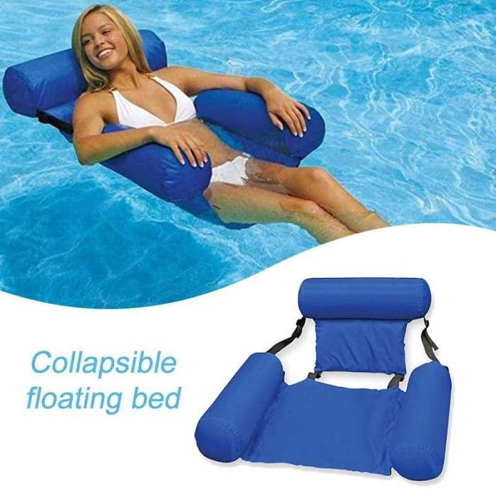 Swimming Floating Bed and Lounge Chair