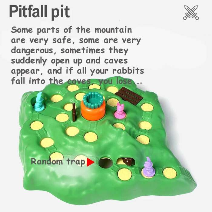 2024 New Rabbit Trap Chessboard Toys