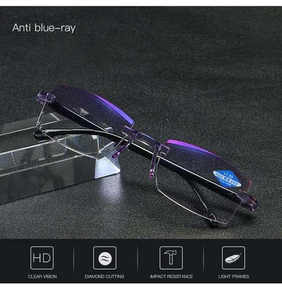 Clarkod Sapphire High Hardness Anti-blue Progressive Far And Near Dual-Use Glasses