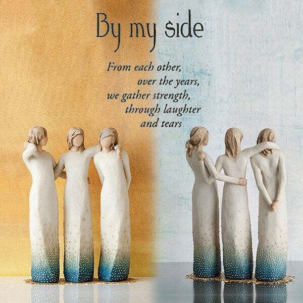 LAST DAY 49% OFF ---By My Side, Sculpted Hand-Painted Figure