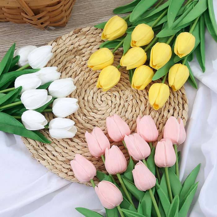 Spring Hot Sale-49%-Artificial Tulip Flowers-11 Colors Alternative