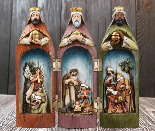 (BUY 3 FREE SHIPPING) Three Wise Men Nativity Set - 50%OFF