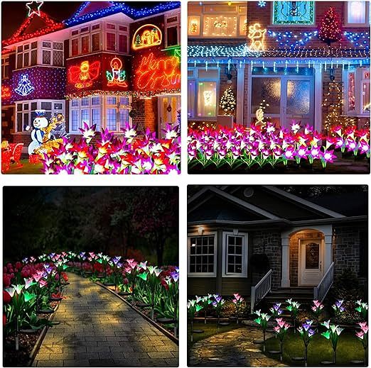 Solar Lily Garden Light
