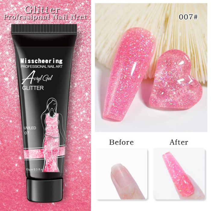 HOT SALE 49% OFFGlitter Poly Nail Gel for Beginner